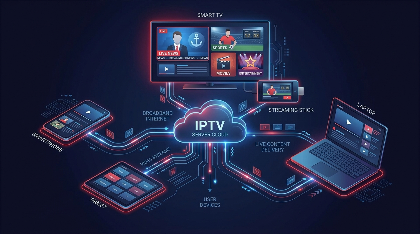 How IPTV delivers television over an internet connection 