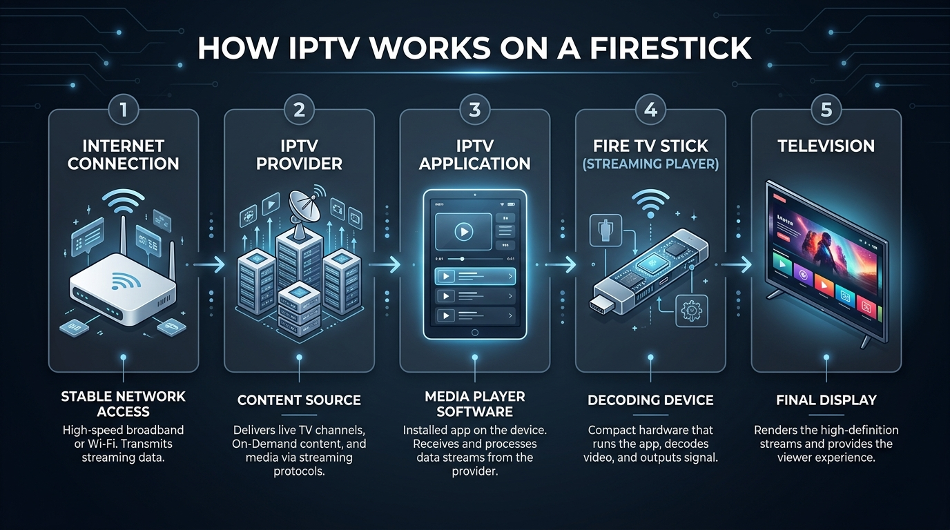 How IPTV works on Firestick