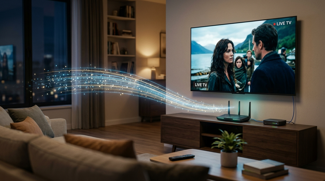 Internet connection and bandwidth requirements for IPTV
