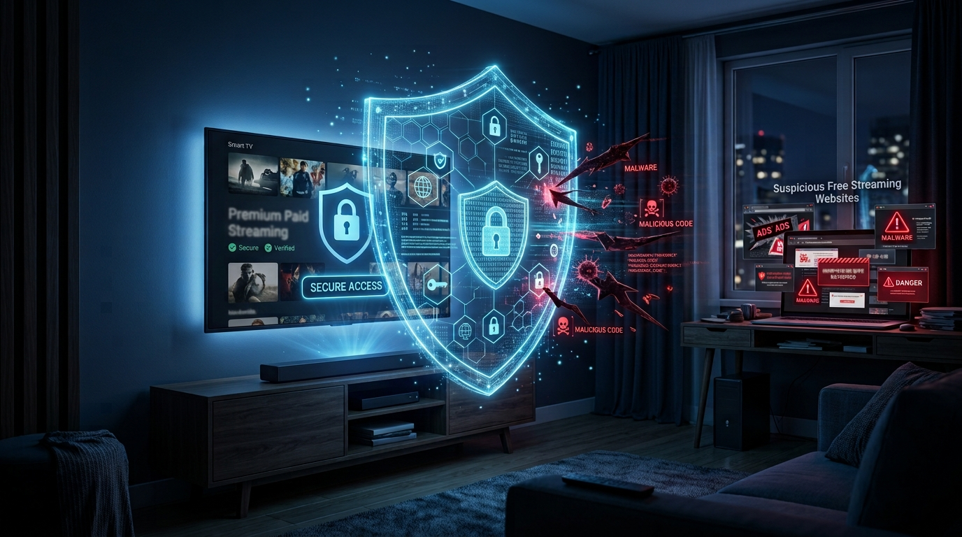 Streaming security and malware protection for IPTV users