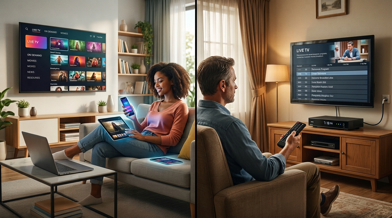 Internet connection and Wi-Fi factors affecting IPTV streaming performance